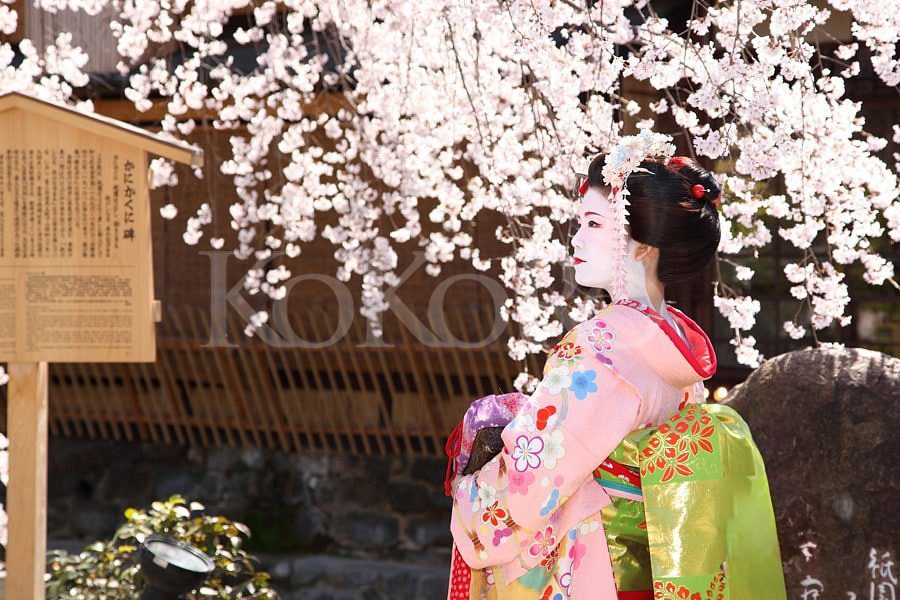 創業のころの舞妓の写真